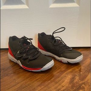 Kyrie Irving Black and Red Basketball Shoes